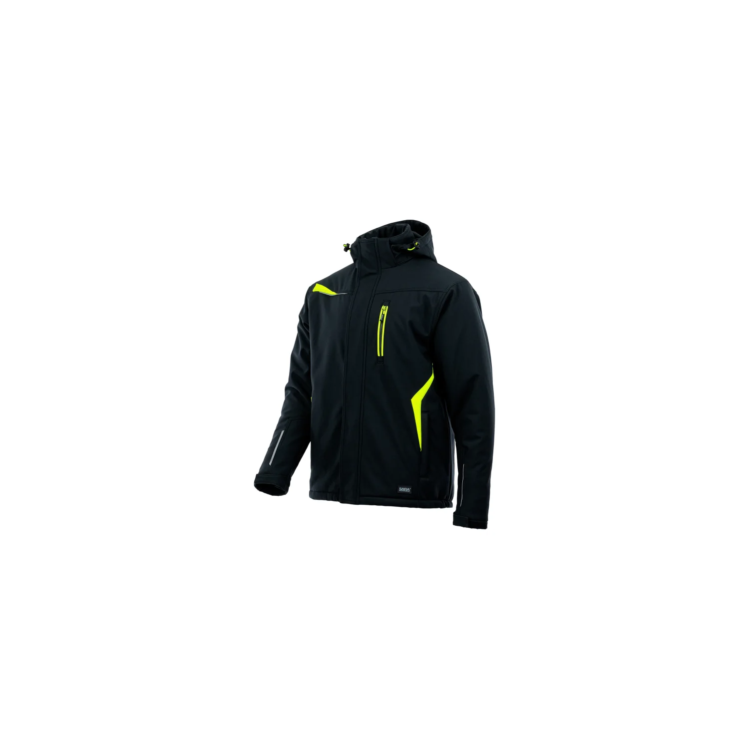 Sara Workwear Bélelt hosszú kabát COMFORT WINTER Fekete