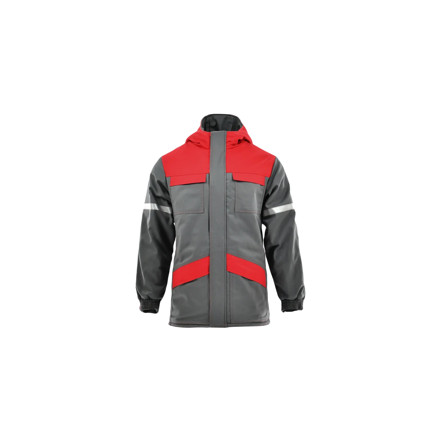 Sara Workwear Hőszigetelt hosszú kabát GROM 3 w 1 WINTER Sötétszürke