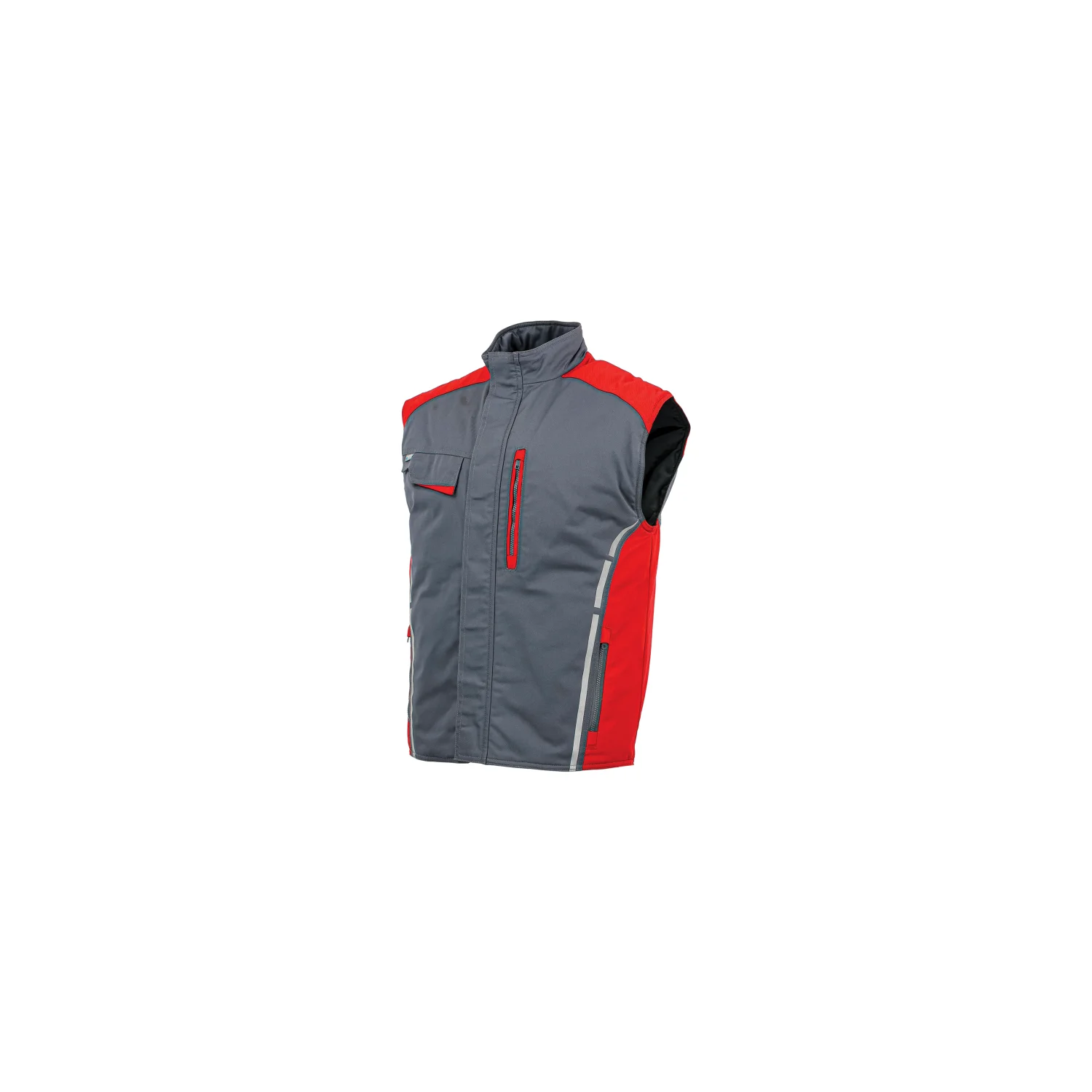 Sara Workwear Bélelt mellény STANDARD WINTER Sötétszürke