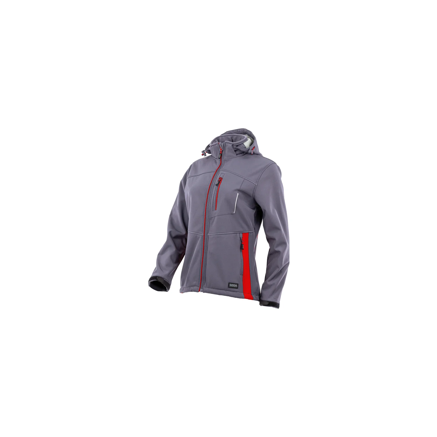 Sara Workwear Softshell kabát WOMAN PLUS kabátok és dzseki Szürke