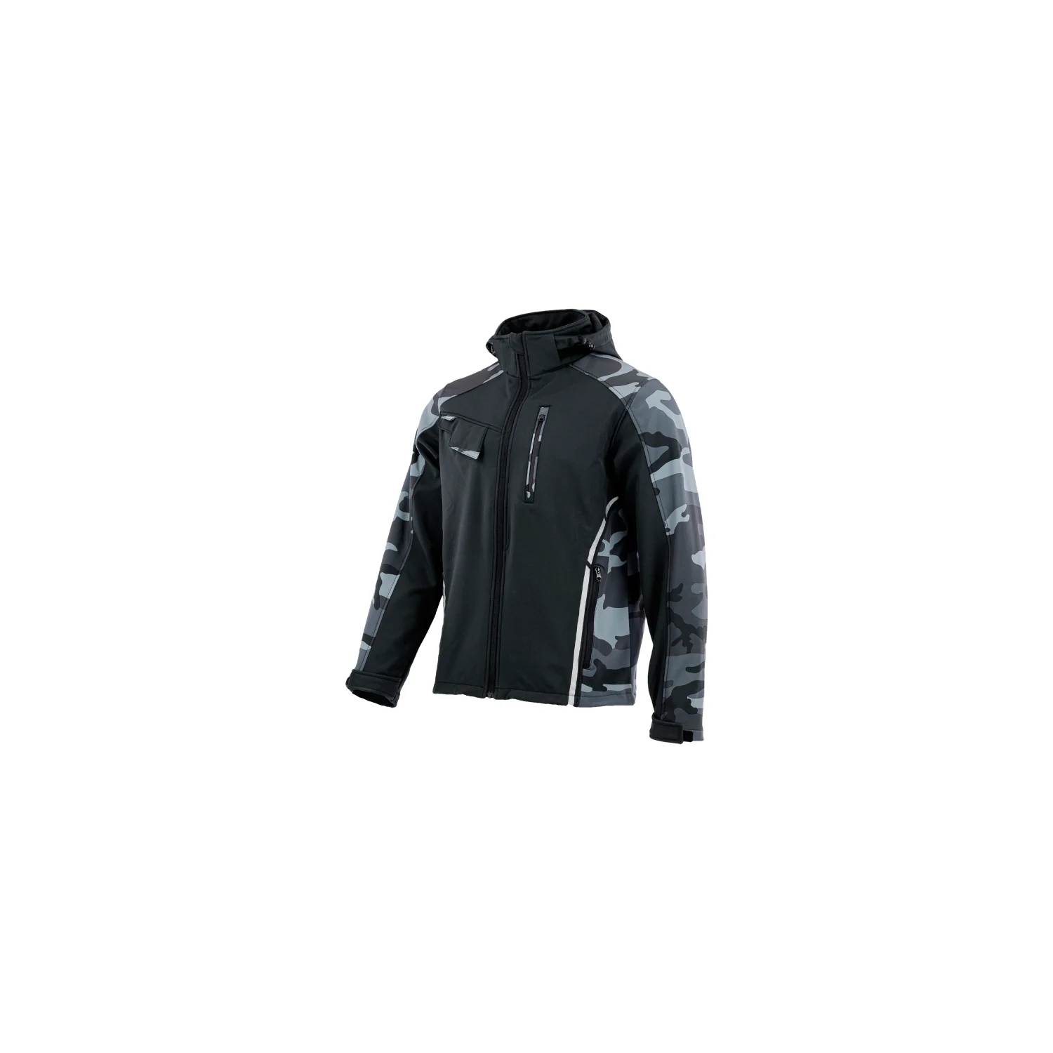 Sara Workwear Softshell kabát STANDARD PLUS kabátok és dzseki Szürke terepmintás