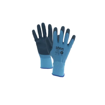 Sara Workwear Latex-mártott kesztyű RPL004 HYDROGRIP
