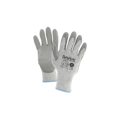 Sara Workwear Poliuretán-mártott kesztyű RPP003 ANTI-CUT-P