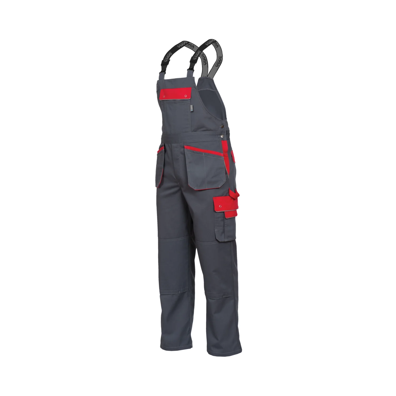 Sara Workwear Szerelő kantáros nadrág STERNIK Sötétszürke
