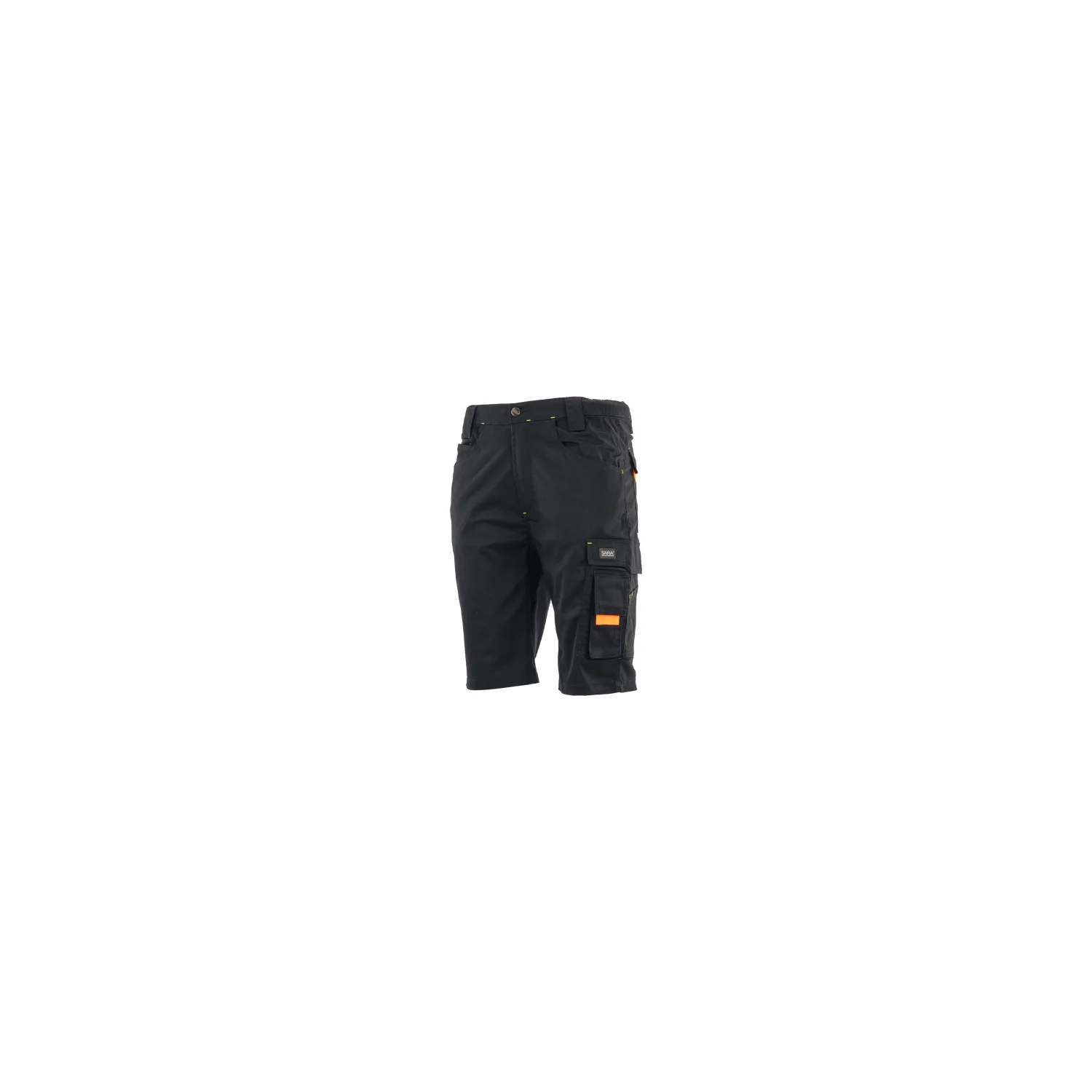 Sara Workwear Rövidnadrág ACTIFLEX Fekete