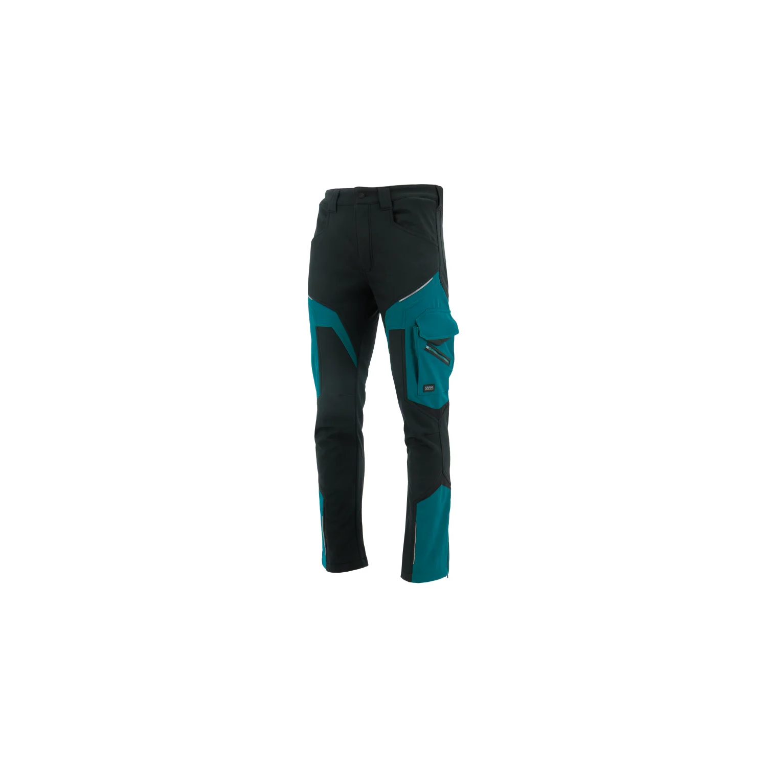 Sara Workwear Softshell deréknadrág COMFORT WINTER Petrol