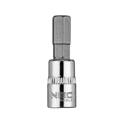 NEO Imbusz dugókulcs 1/4" H7, 37mm, min. rendelés: 5db