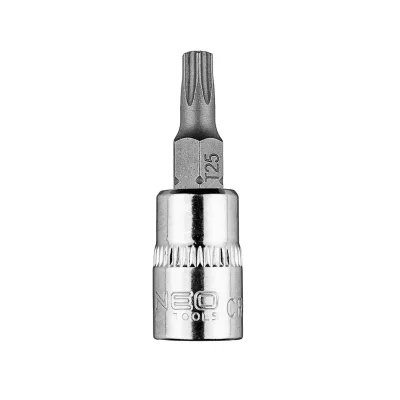 NEO Torx dugókulcs 1/4" 37mm, T25, min. rendelés: 5db