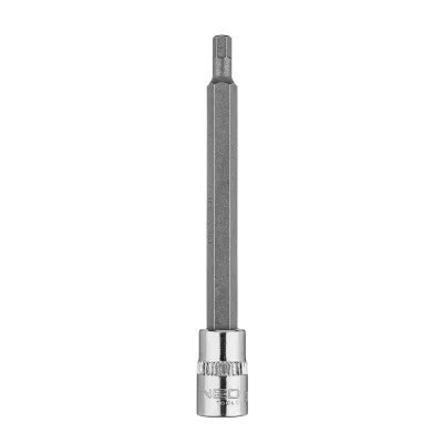 NEO Imbusz dugókulcs 1/4" H4, 87mm, min. rendelés: 3db