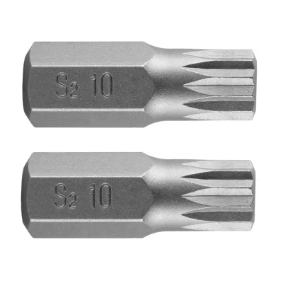 NEO Spline bit, 3/8", M10x30mm, S2, 2db kulcs