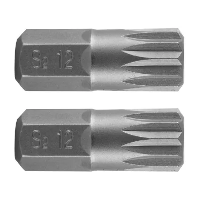 NEO Spline bit, 3/8", M12x30mm, S2, 2db kulcs