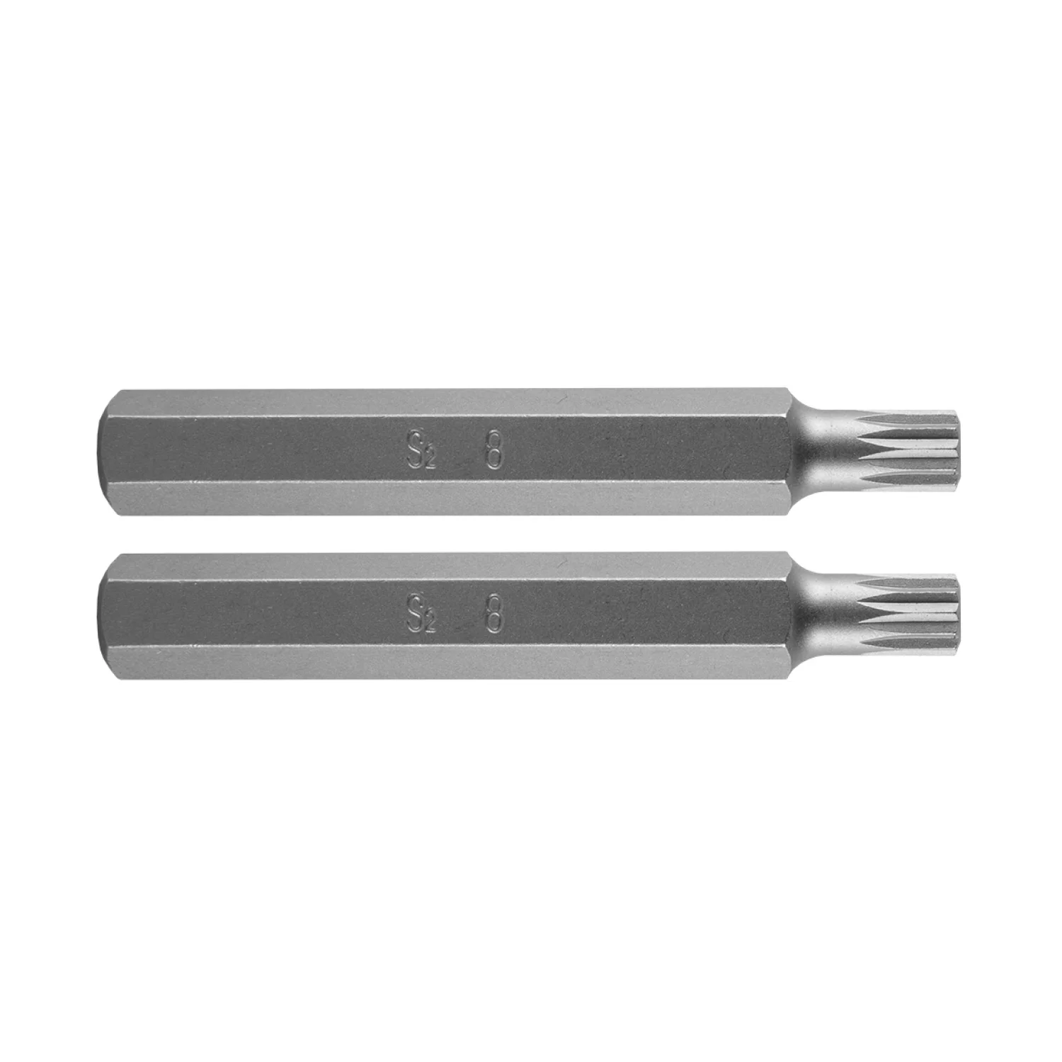 NEO Spline bit, 3/8", M8x75mm, S2, 2db S2