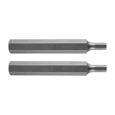 NEO Imbusz bit, 3/8", 5x75mm, S2, 2db kulcs