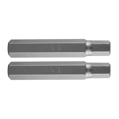 NEO Imbusz bit, 3/8", 12x75mm, S2, 2db kulcs