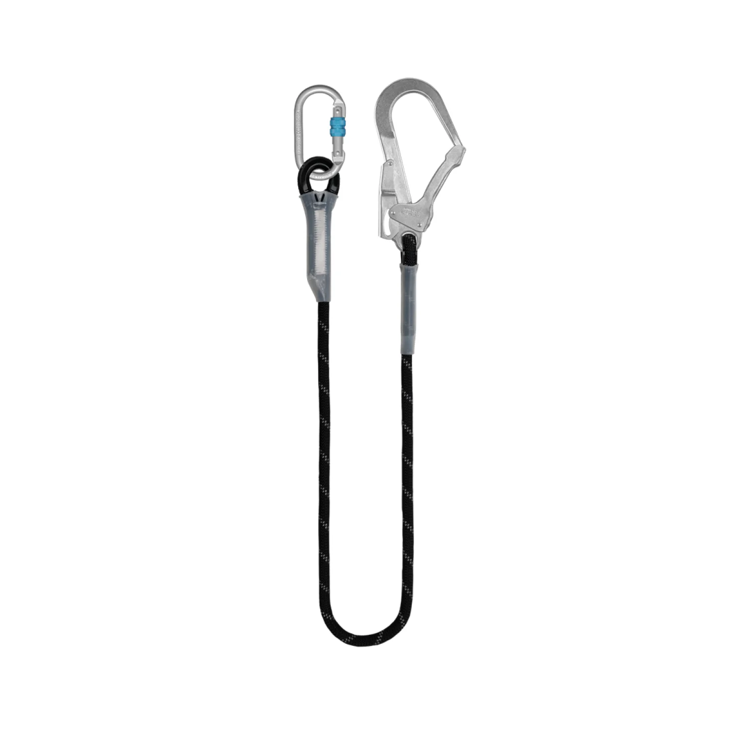Irudek Biztosító kötél Irudek Nexion 150-H félstatikus, poliamid alapanyag, 2 karabíner, fekete/szürke, 1,8m / 12mm