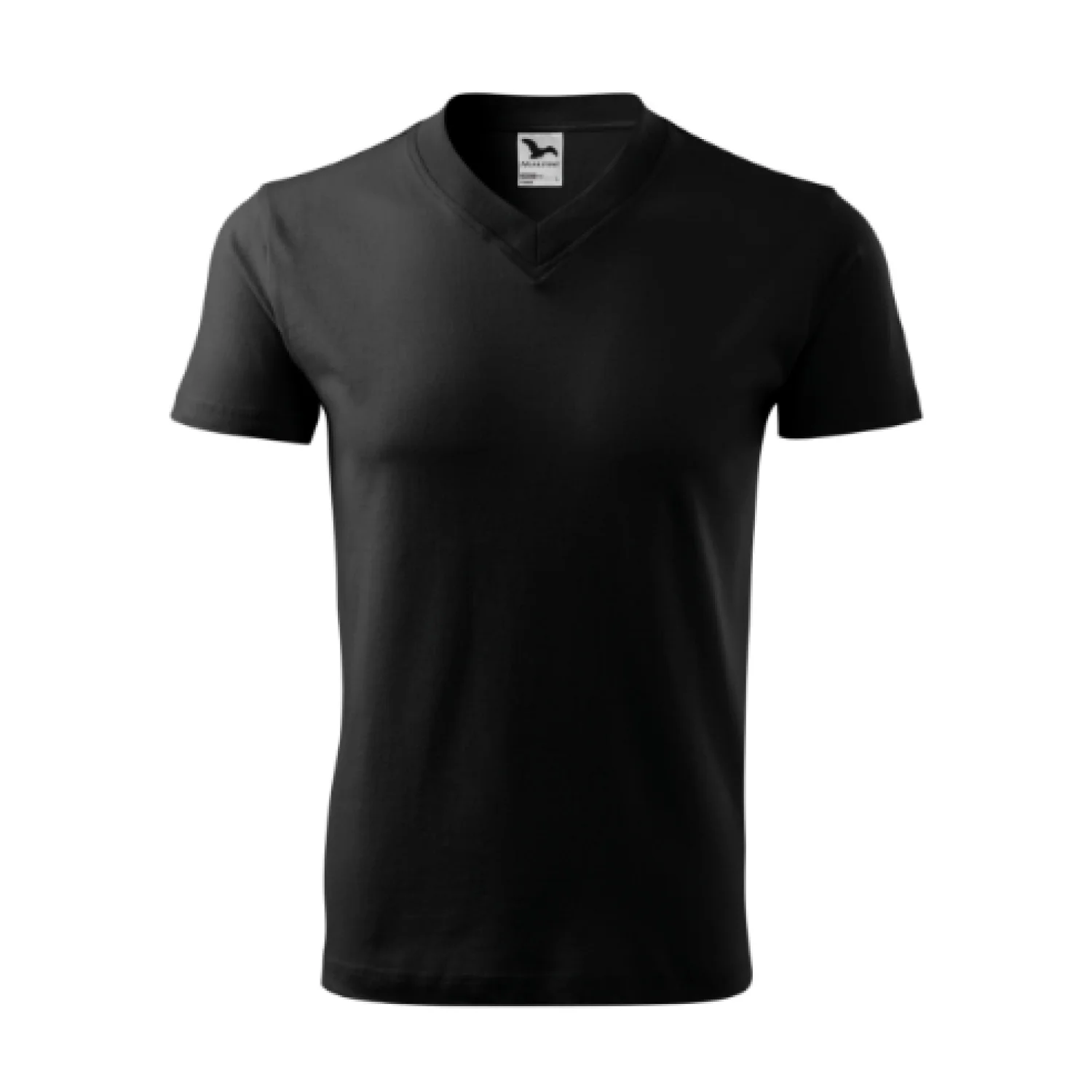MALFINI V-neck fekete 01