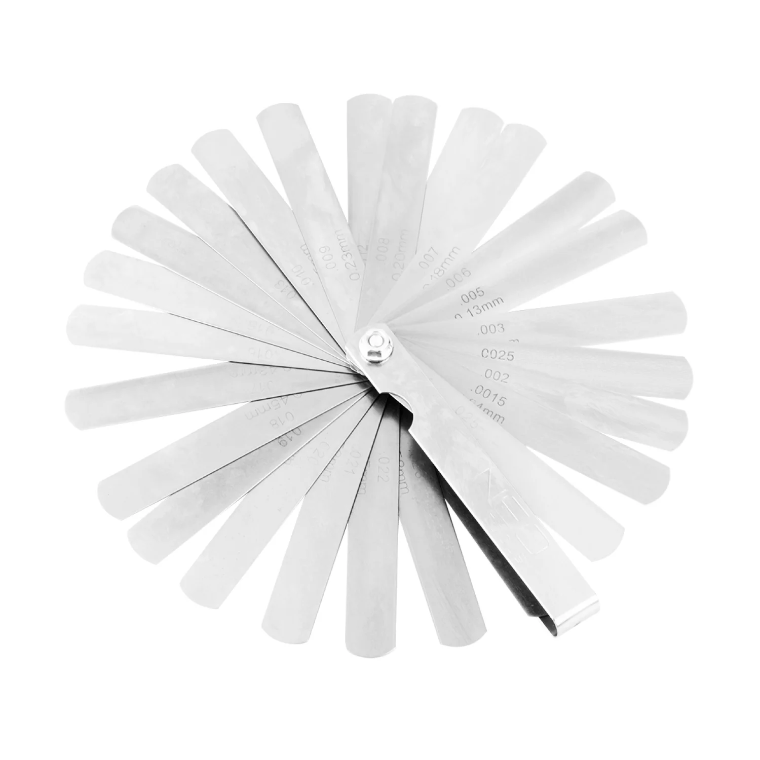 NEO Hézagmérő készlet 26db (0.04-0.63mm) 65MN/rozsdamentes acél