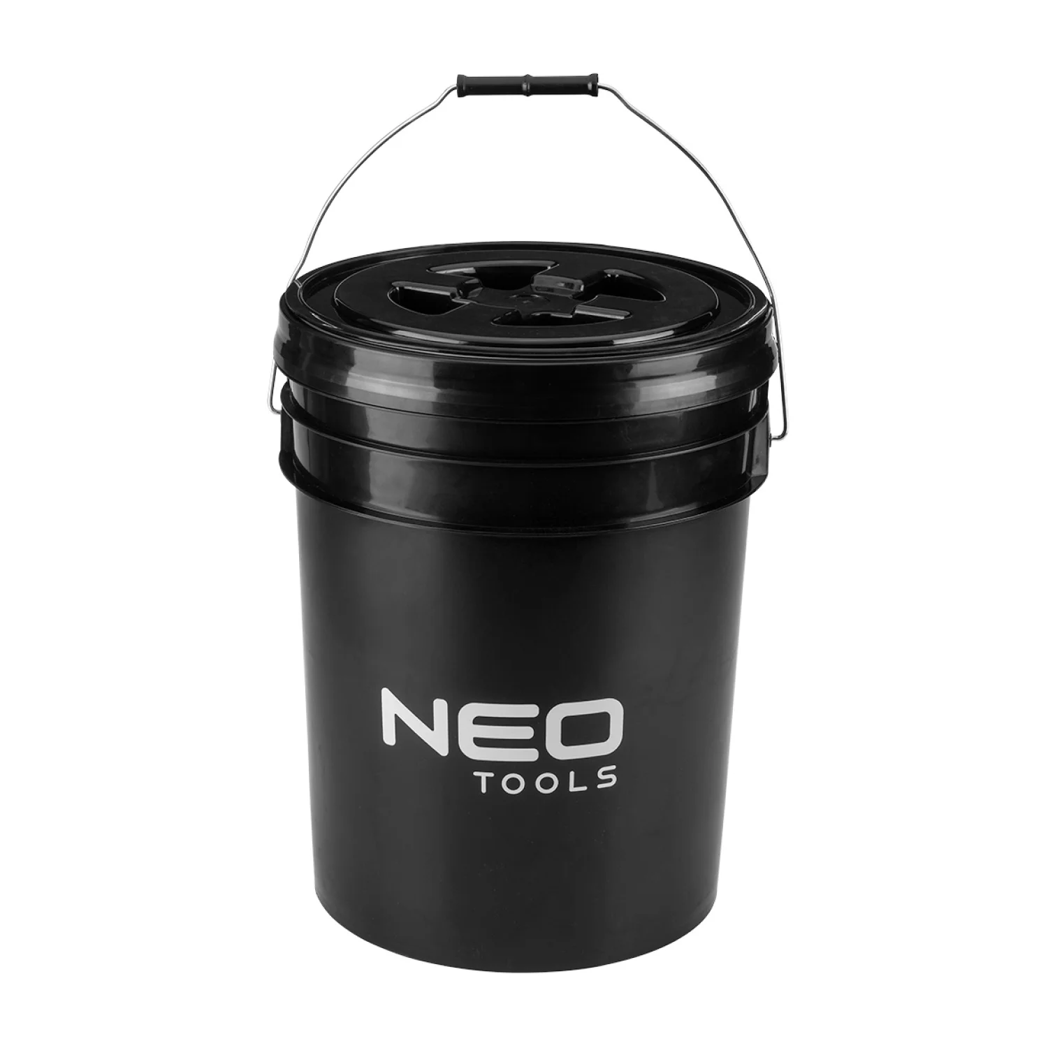 NEO Autómosó vödör elválasztó ráccsal és fedéllel, 20l