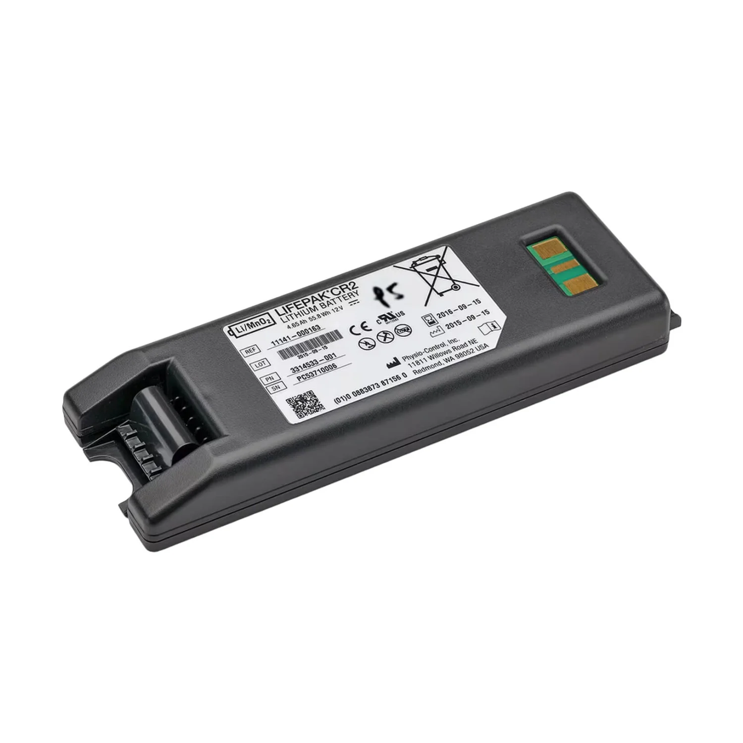 Nordik Lifepak CR2 defibrillator battery