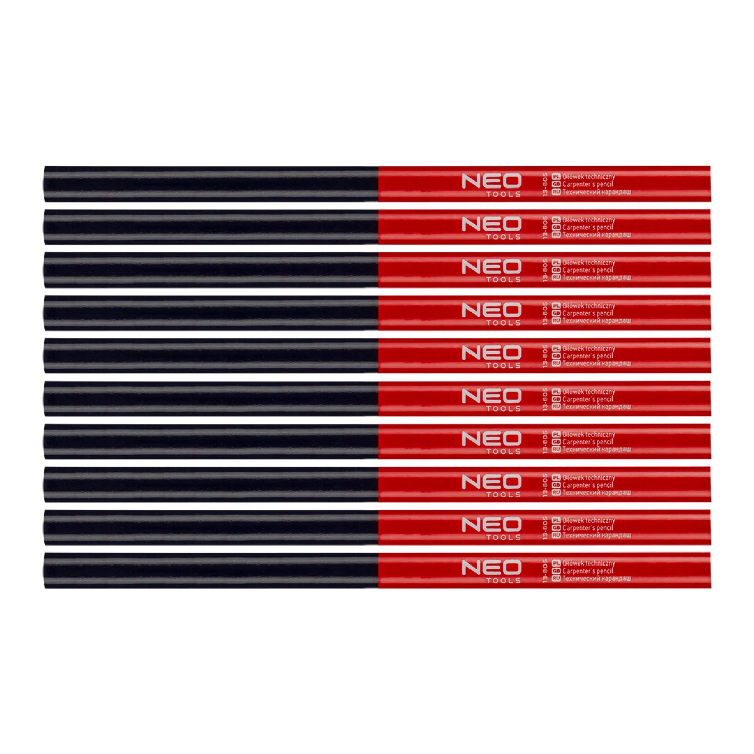 NEO Ácsceruza kétszínű, piros-kék, 12db