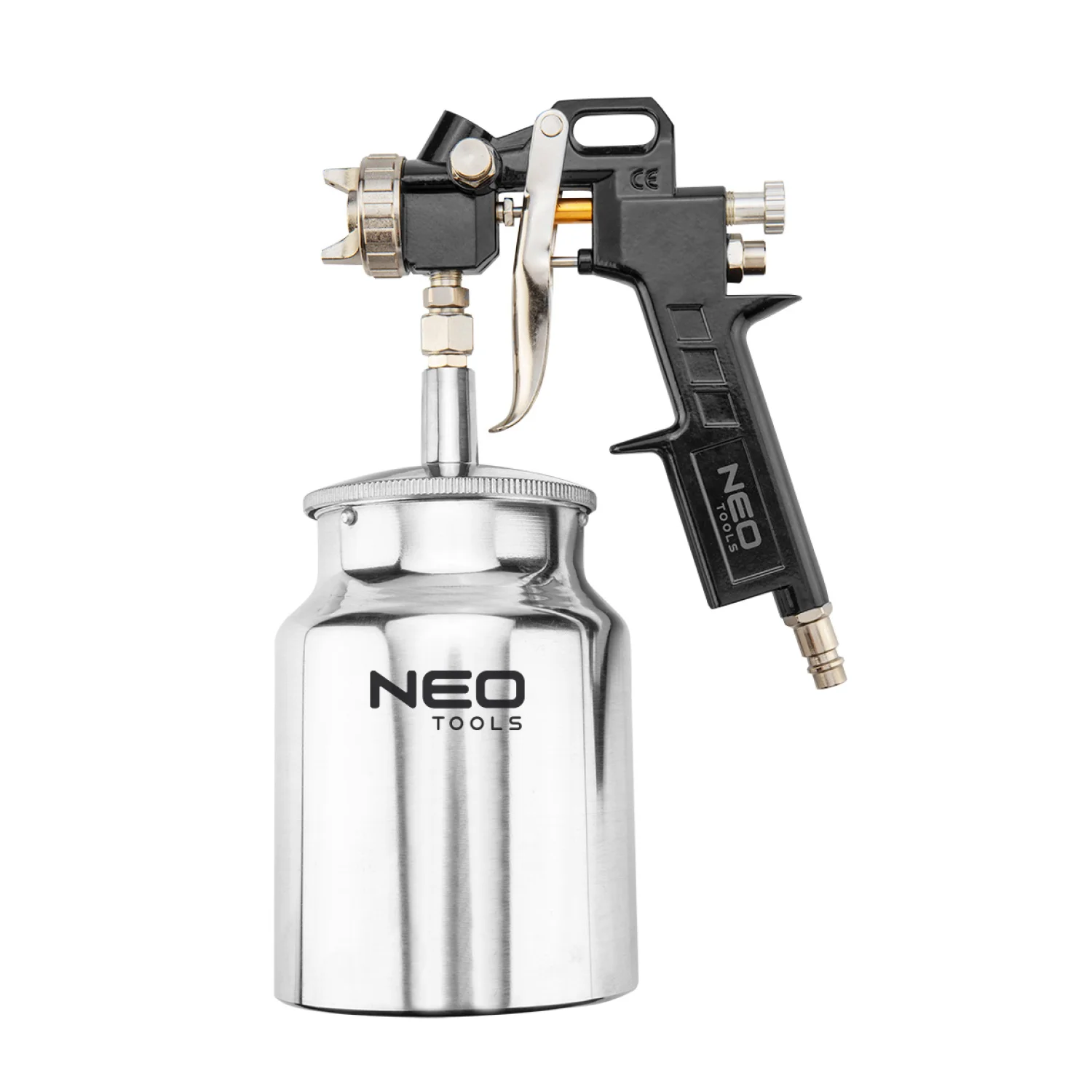 NEO Pneumatikus festékszóró pisztoly, alsó tartályos, 1.5mm