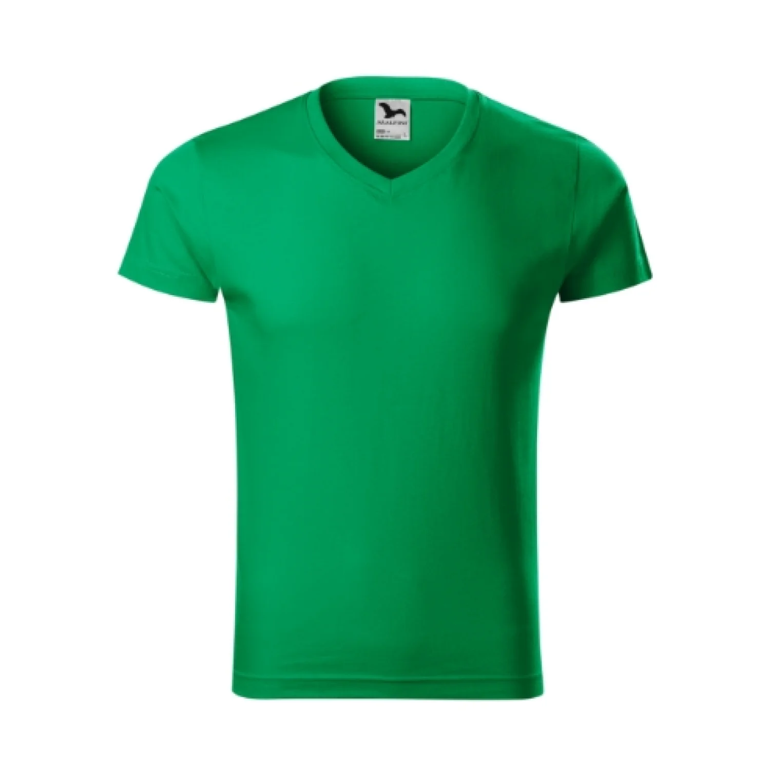 MALFINI Slim Fit V-neck fűzöld 16