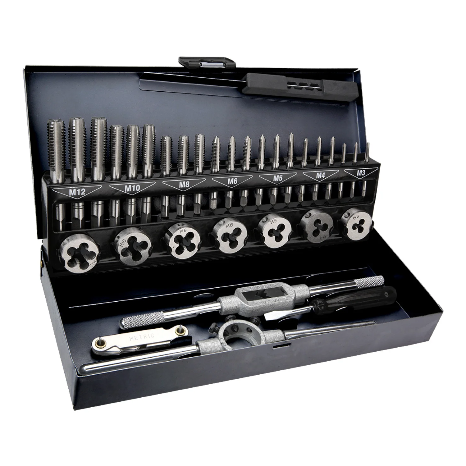 TOPEX Menetkészítő készlet 32db, M3-M12