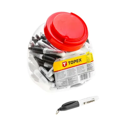 TOPEX Jelölőfilc mini, rendelési egység: 80db építőipari kéziszerszám