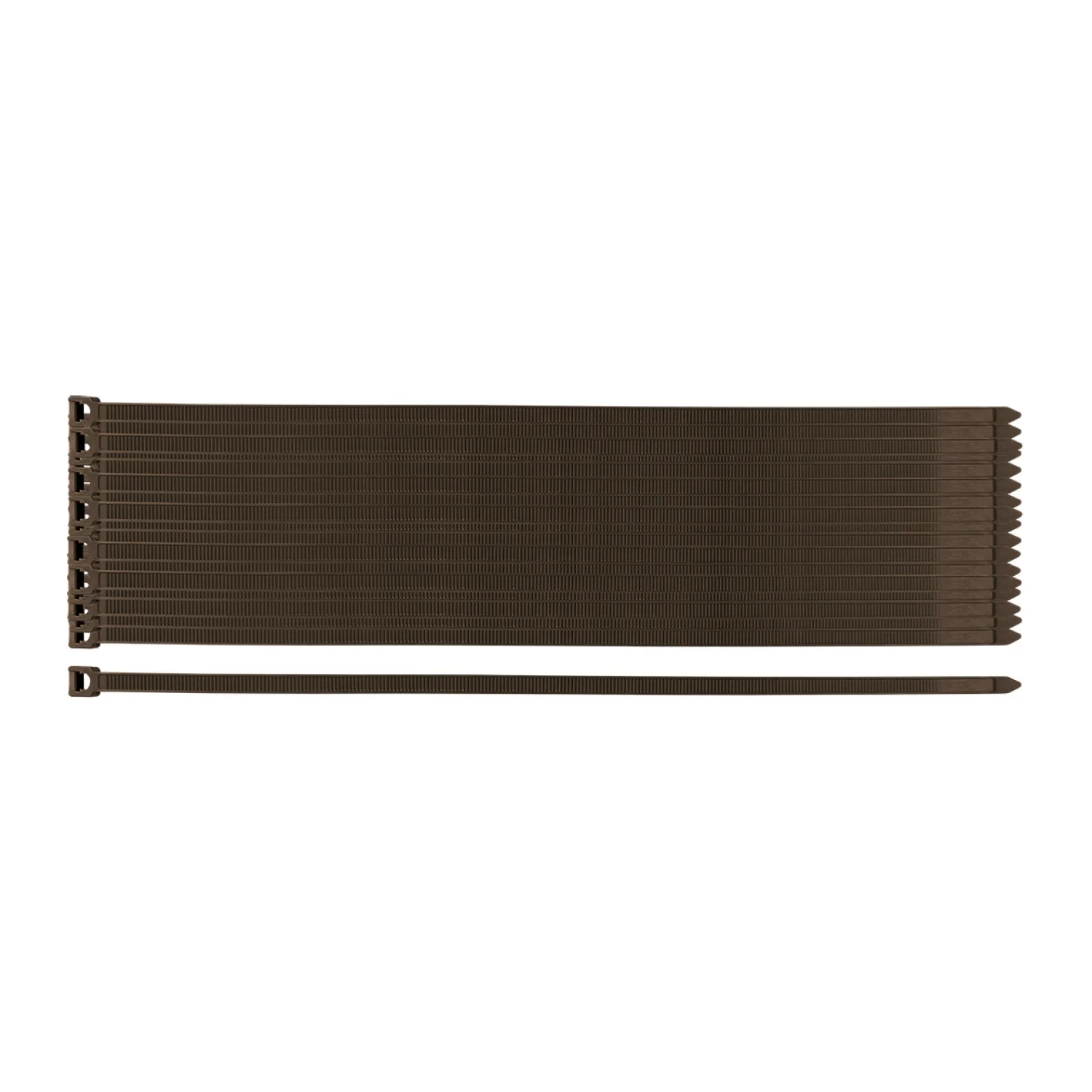 NEO Kerti kötegelő, gyorskötöző 7.6x380mm, 50db, barna, min. rendelés: 5cs