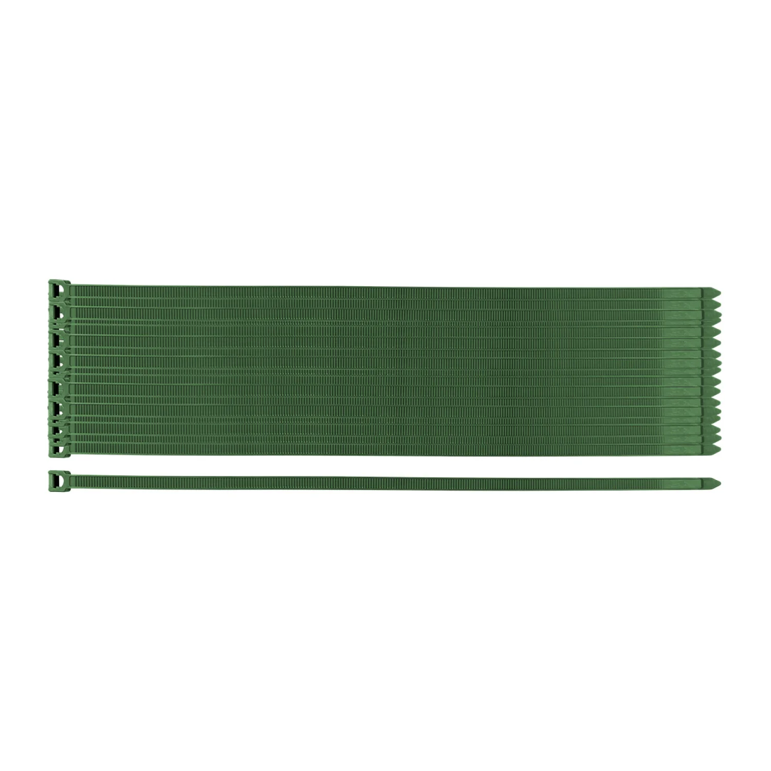 NEO Kerti kötegelő, gyorskötöző 7.6x380mm, 50db, zöld, min. rendelés: 5cs