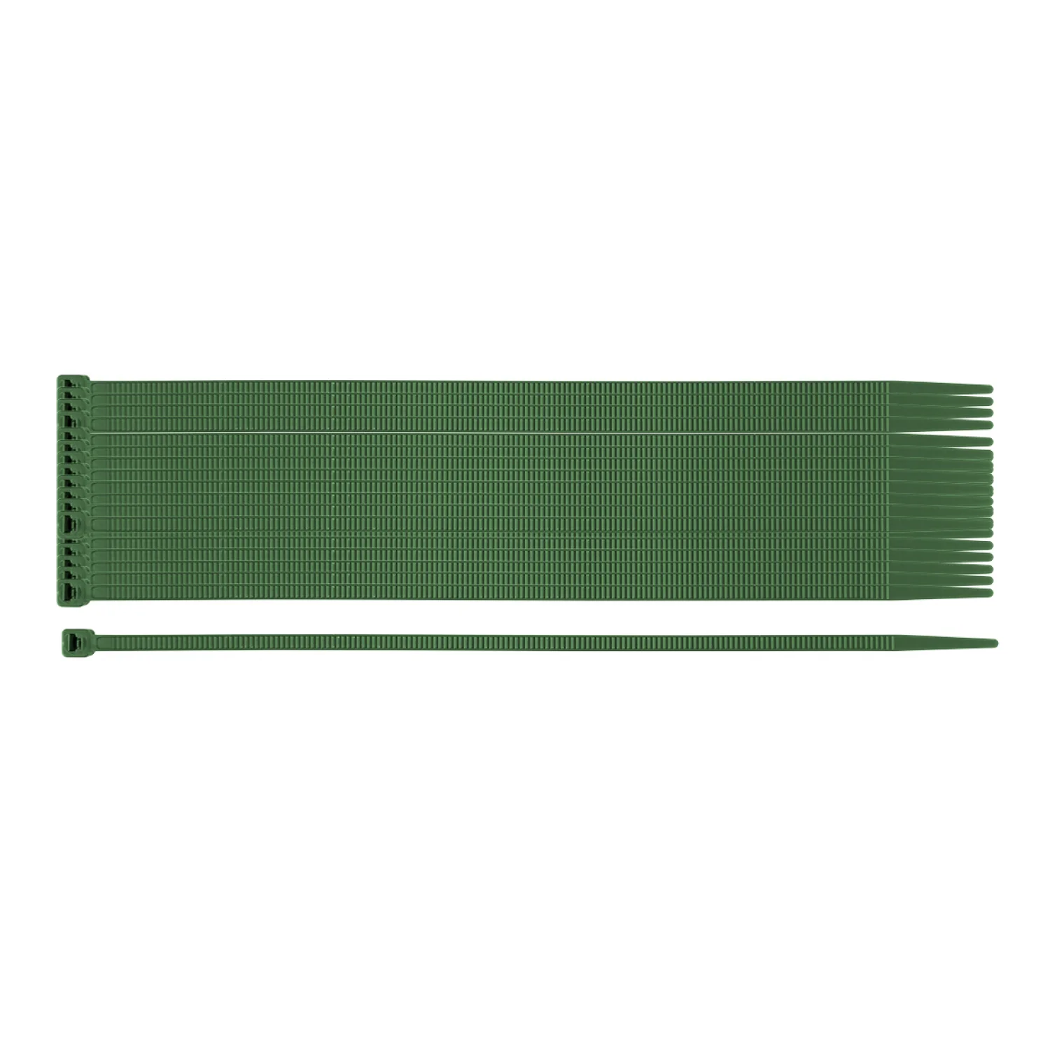 NEO Kerti kötegelő, gyorskötöző 3.6x200mm, 50db, zöld, min. rendelés: 5cs