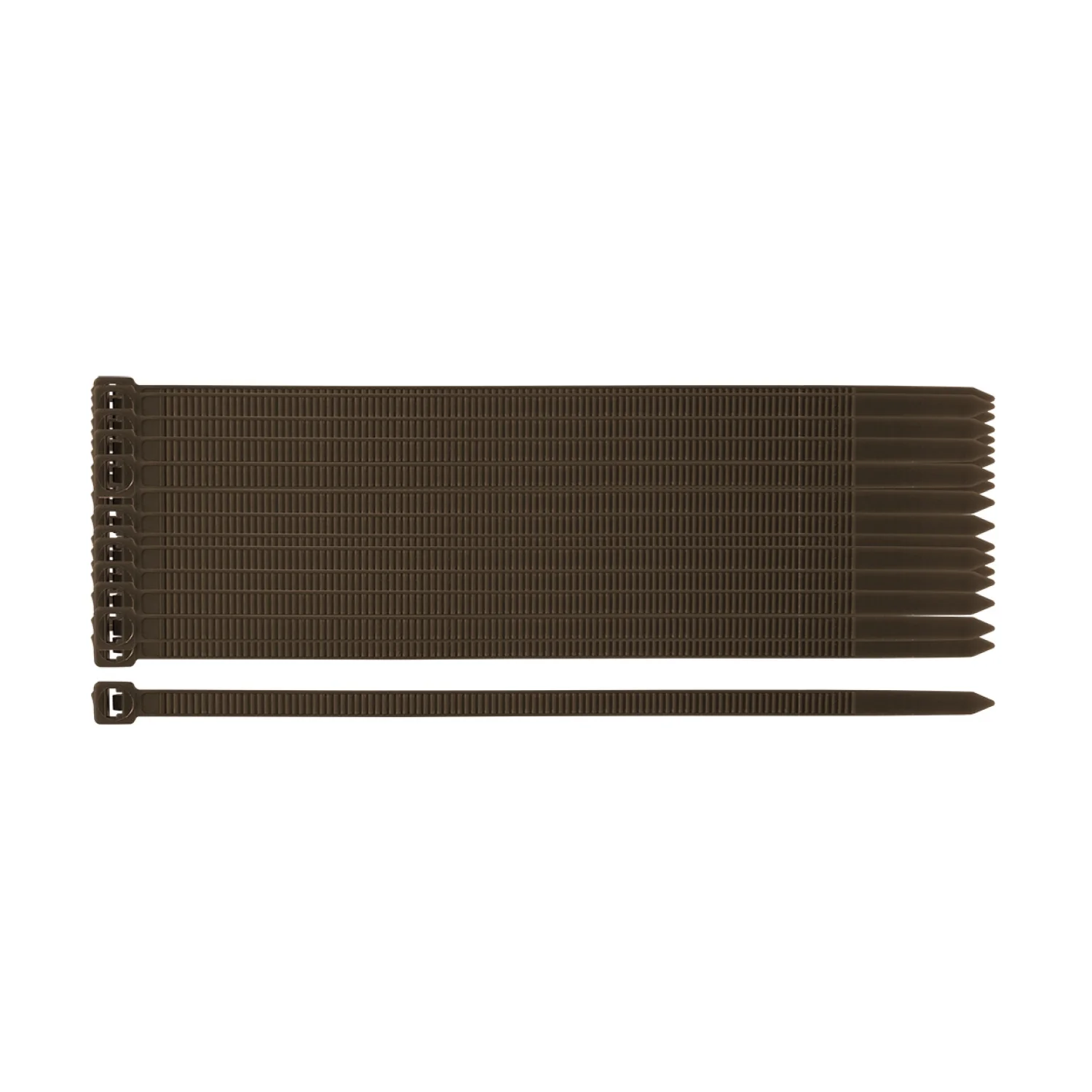 NEO Kerti kötegelő, gyorskötöző 4.8x160mm, 50db, barna, min. rendelés: 5cs