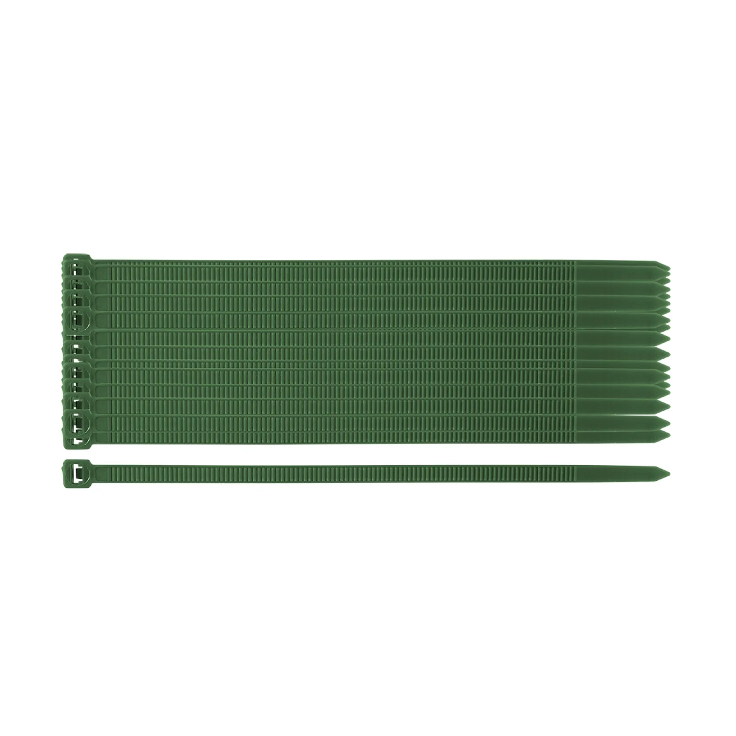 NEO Kerti kötegelő, gyorskötöző 4.8x160mm, 50db, zöld, min. rendelés: 5cs