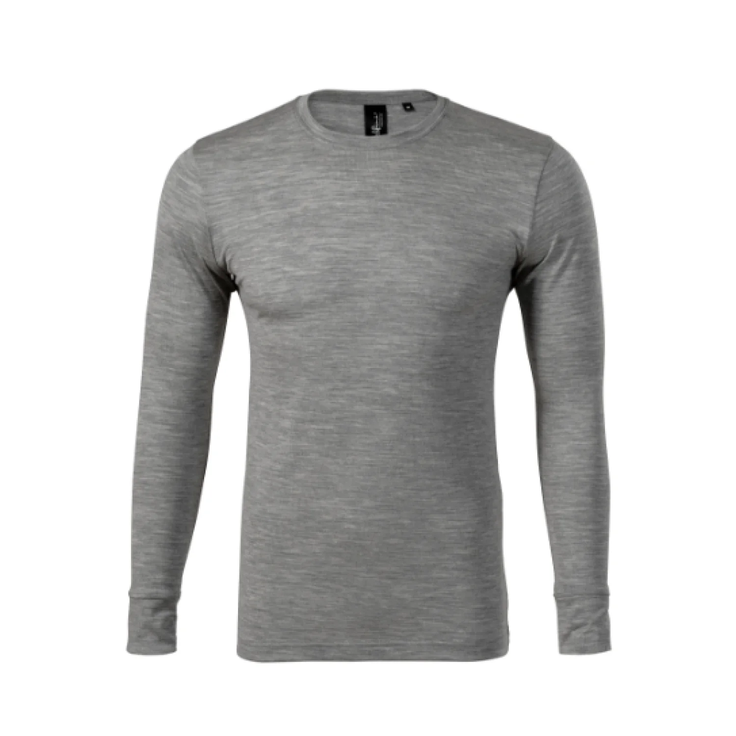 MALFINI Premium Merino Rise LS sötétszürke melírozott 12