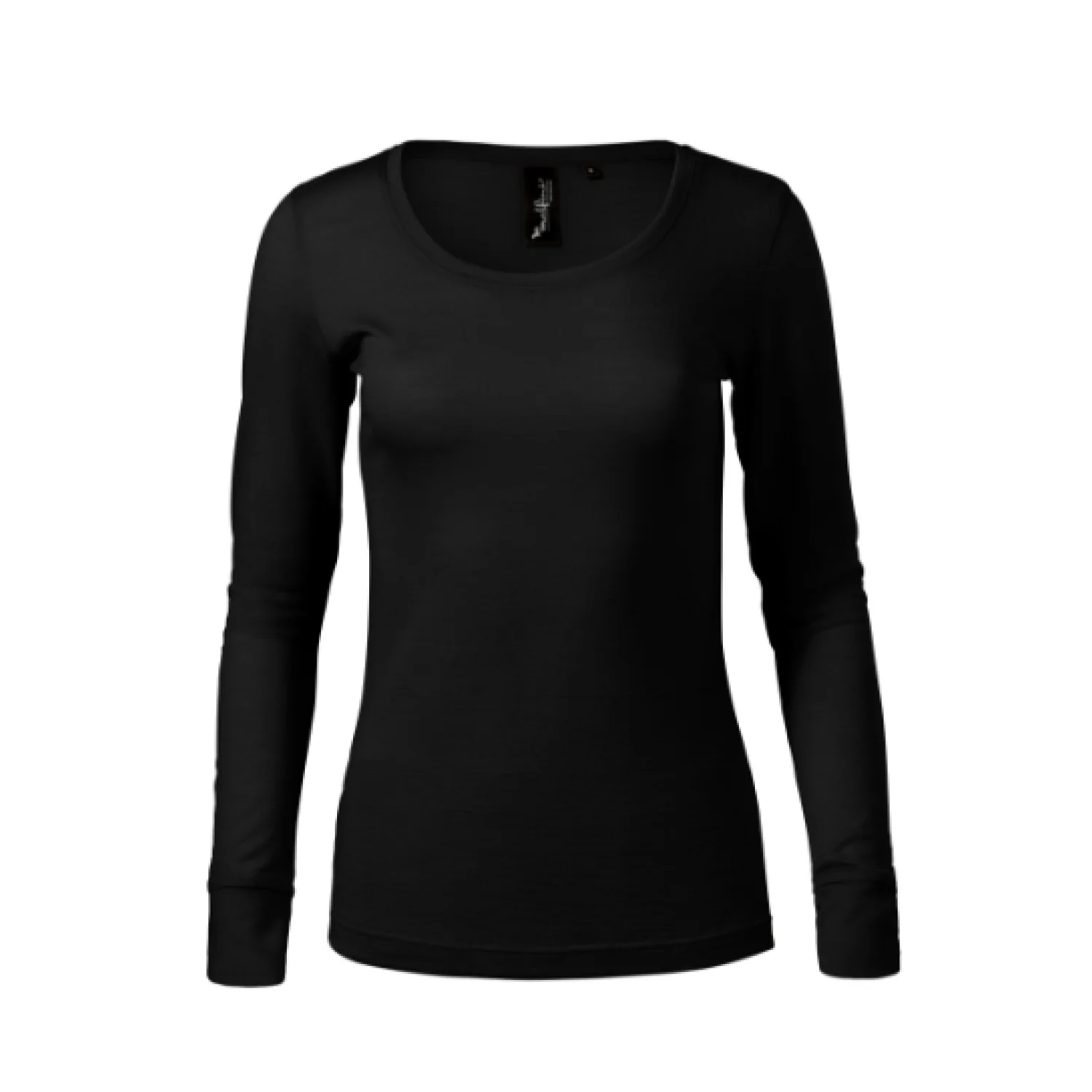 MALFINI Premium Merino Rise LS fekete 01