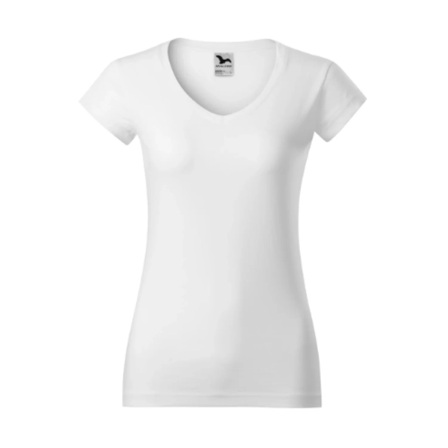 MALFINI Fit V-neck fehér 00