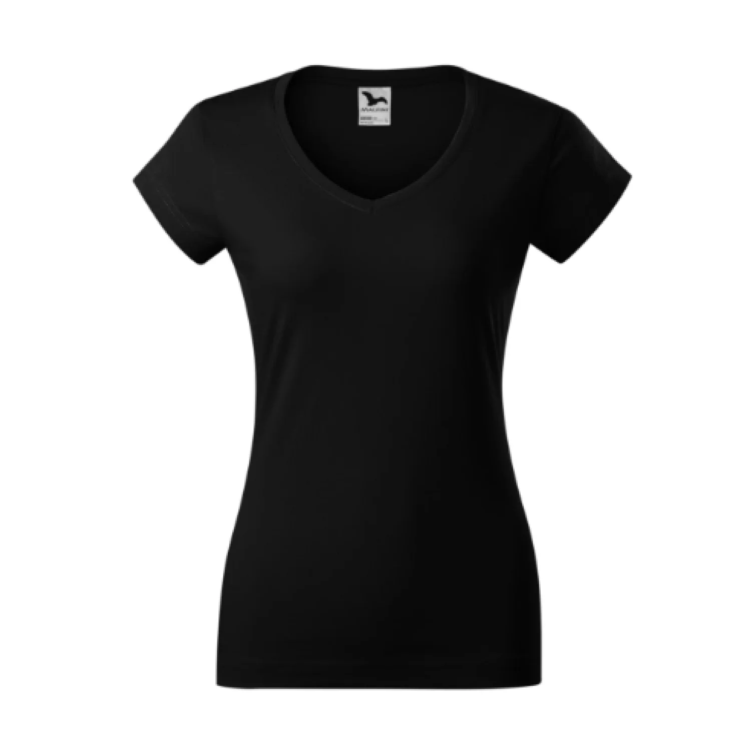 MALFINI Fit V-neck fekete 01