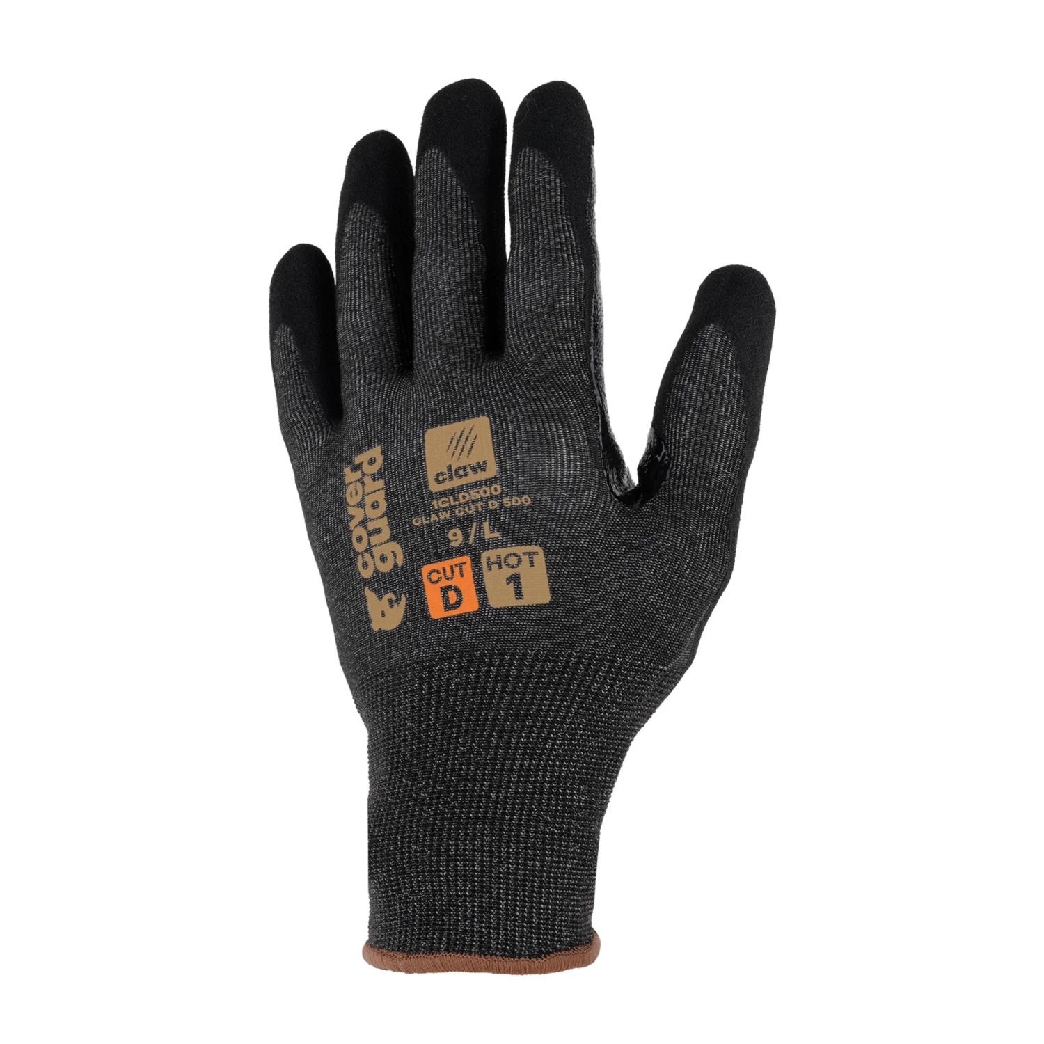 Coverguard CLAW CUT D 500 Fekete