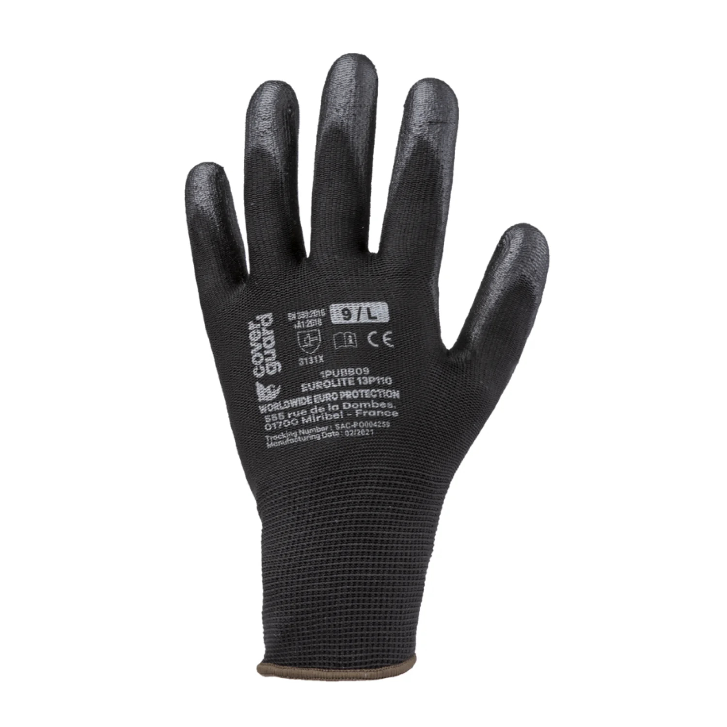 Coverguard EUROLITE 13P110 Fekete