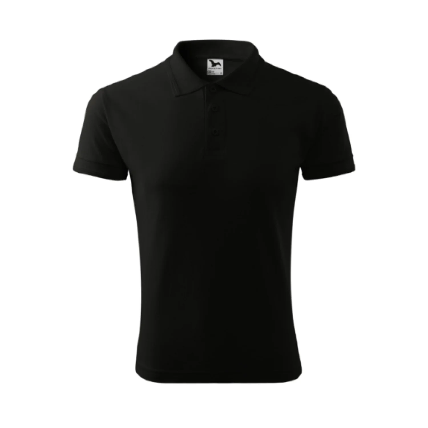 MALFINI Pique Polo fekete 01