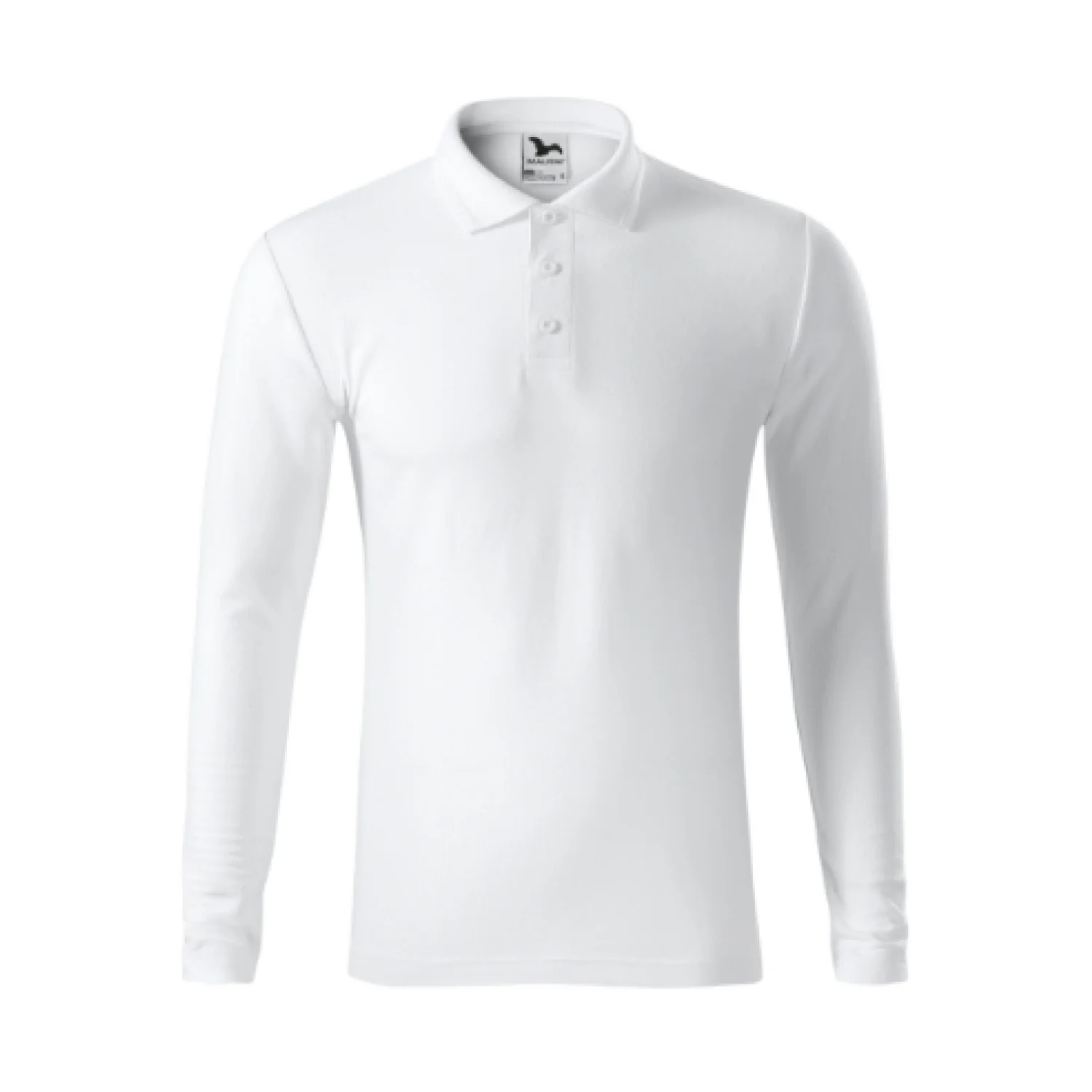 MALFINI Pique Polo LS fehér 00
