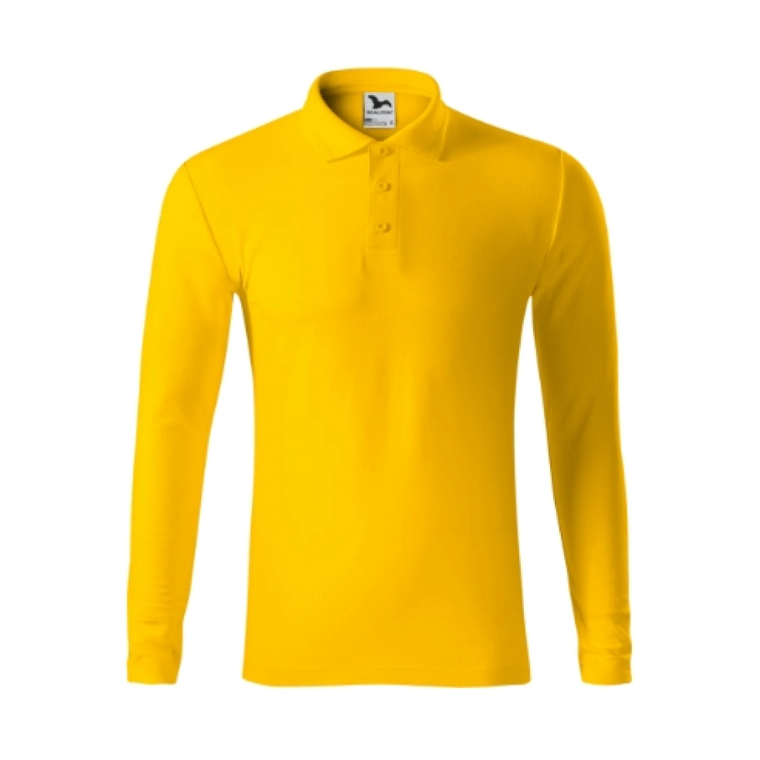 MALFINI Pique Polo LS sárga 04