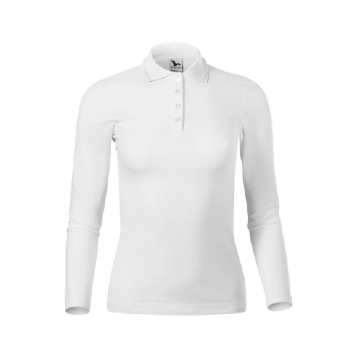 MALFINI Pique Polo LS fehér 00