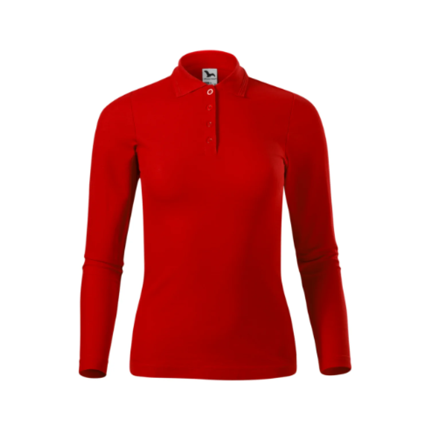 MALFINI Pique Polo LS piros 07