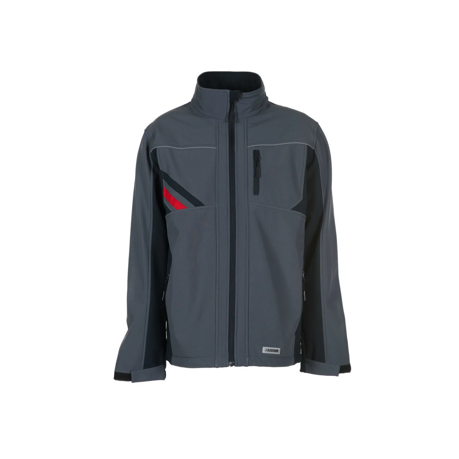 Rock Safety Highline softshell dzseki, sötétszürke-fekete-piros