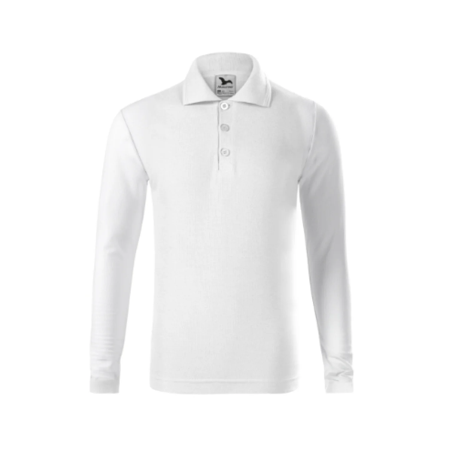 MALFINI Pique Polo LS fehér 00