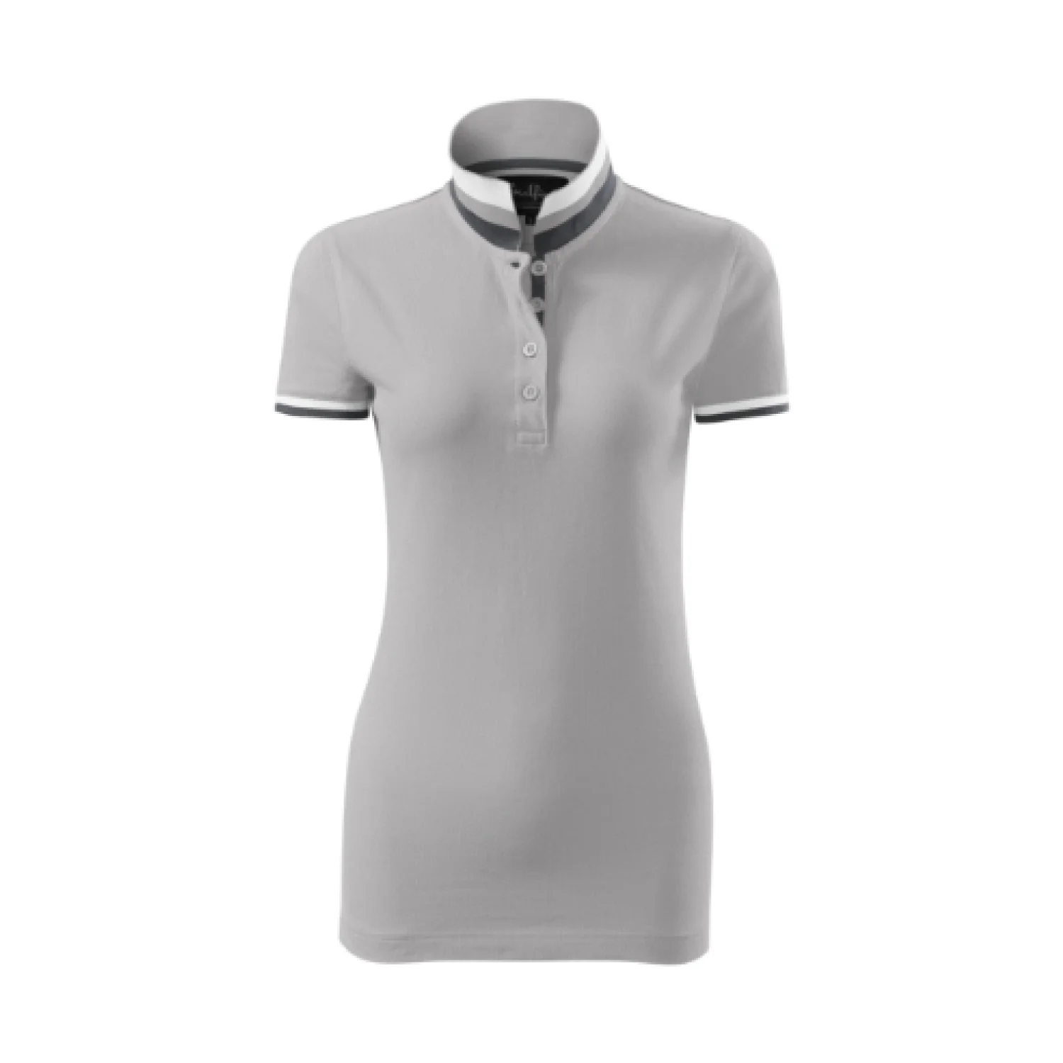 MALFINI Premium Collar Up ezüstszürke A4