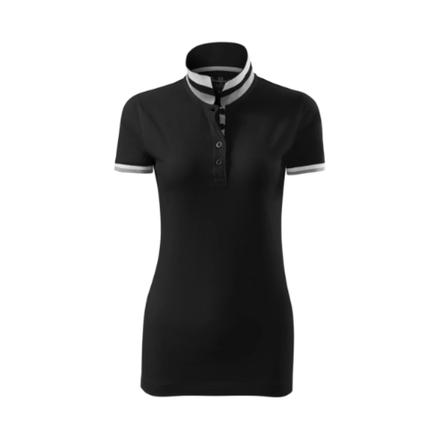 MALFINI Premium Collar Up fekete 01