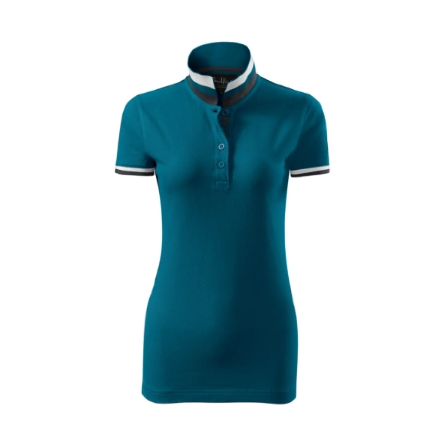 MALFINI Premium Collar Up petrol kék 93