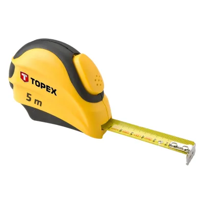 TOPEX Mérőszalag 5m / 19mm mérőeszköz